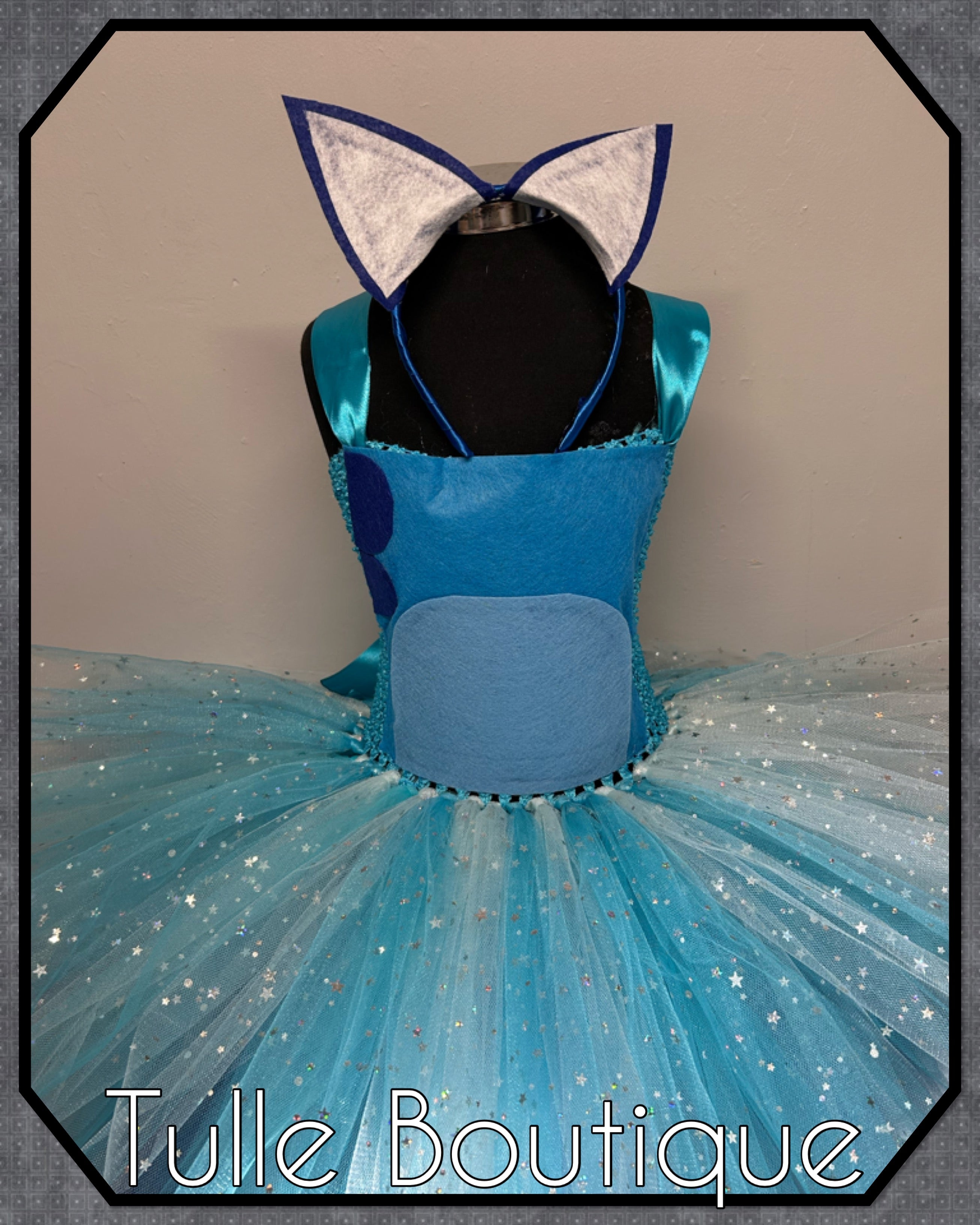 Girls toddlers Bluey book day tutu dress, ballgown, Bluey fancy dress costume