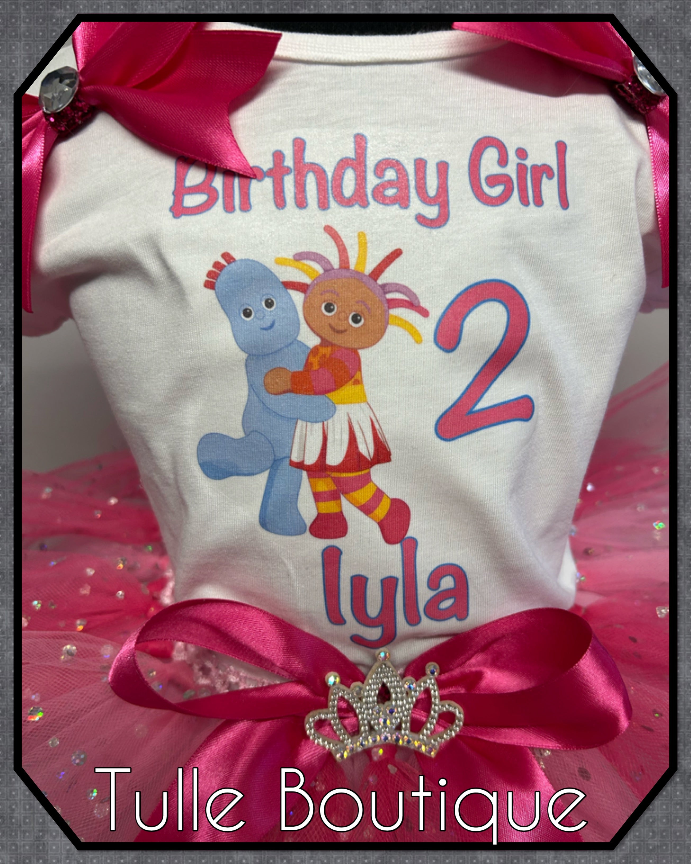 Girls toddlers in the night garden birthday tutu outfit fancy dress costume