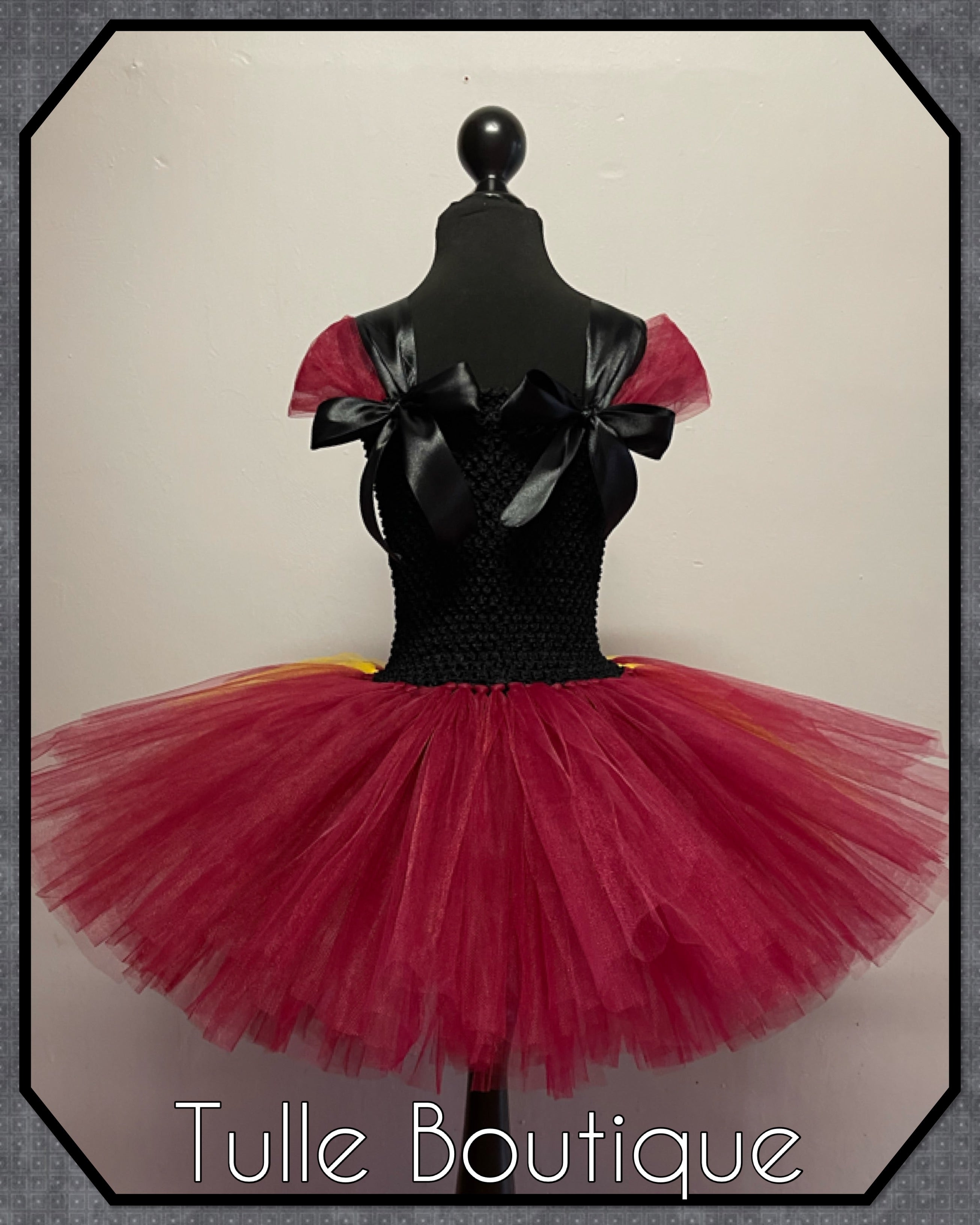 Girls toddlers Harry Potter tutu dress, book day fancy dress wizard Halloween costume
