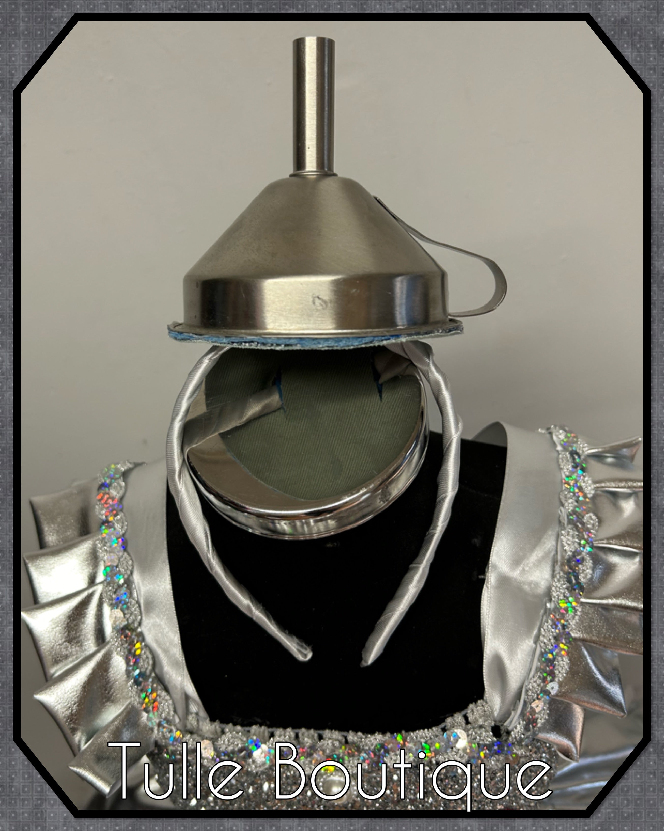 Girls toddlers The Tin man tutu dress, ballgown, wizard of Oz fancy dress costume