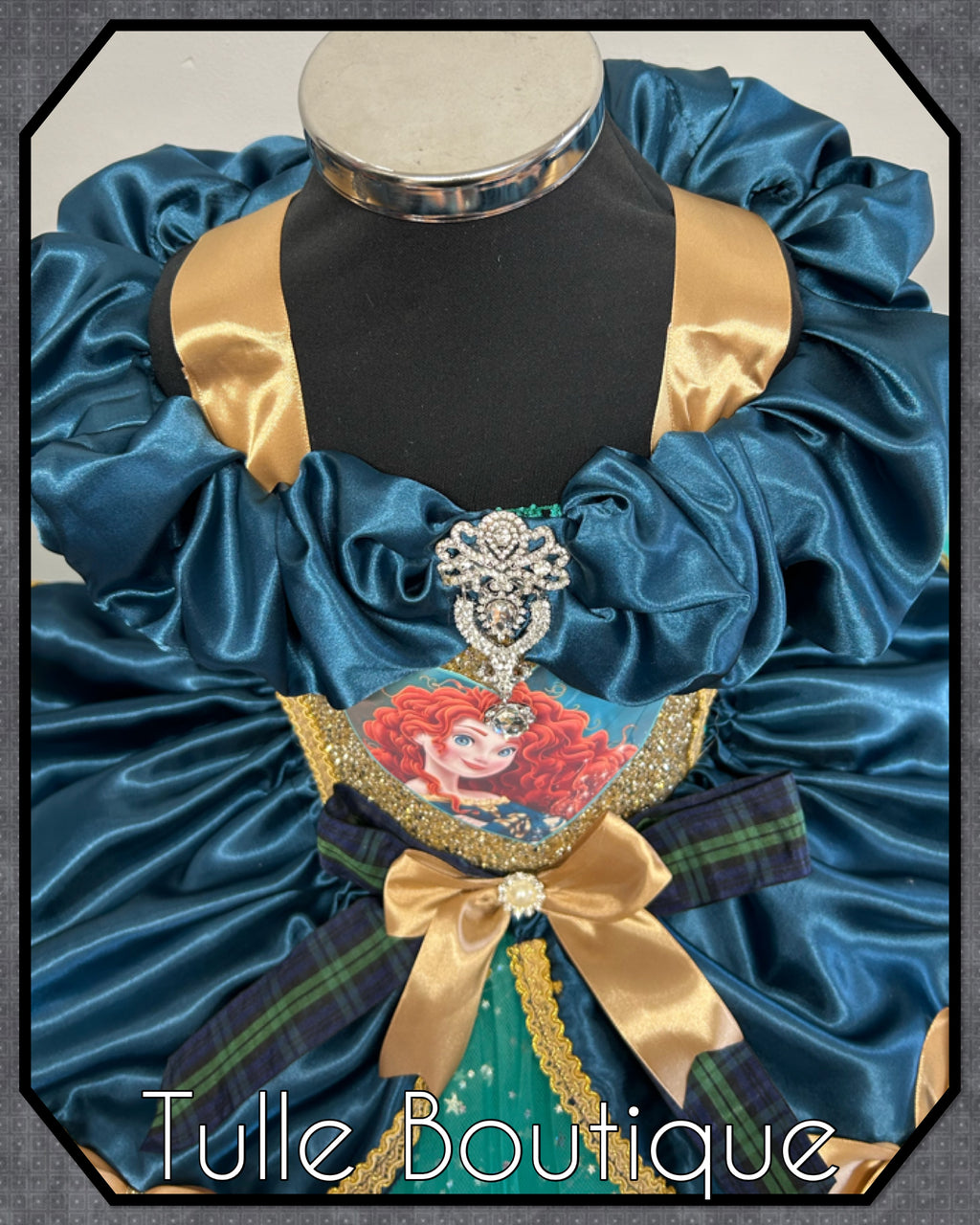 Girls toddlers Brave Princess Merida tutu dress,ballgown, fancy dress costume