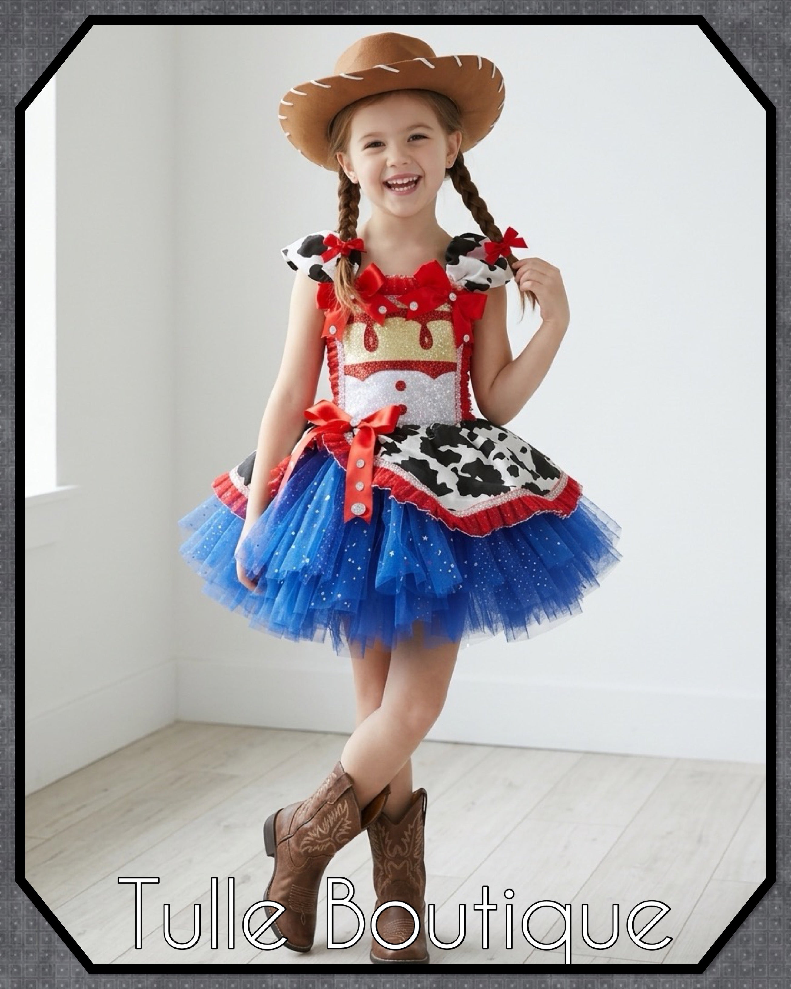 Girls toddlers Toy Story Jessie cowgirl tutu dress, ballgown, fancy dress costume