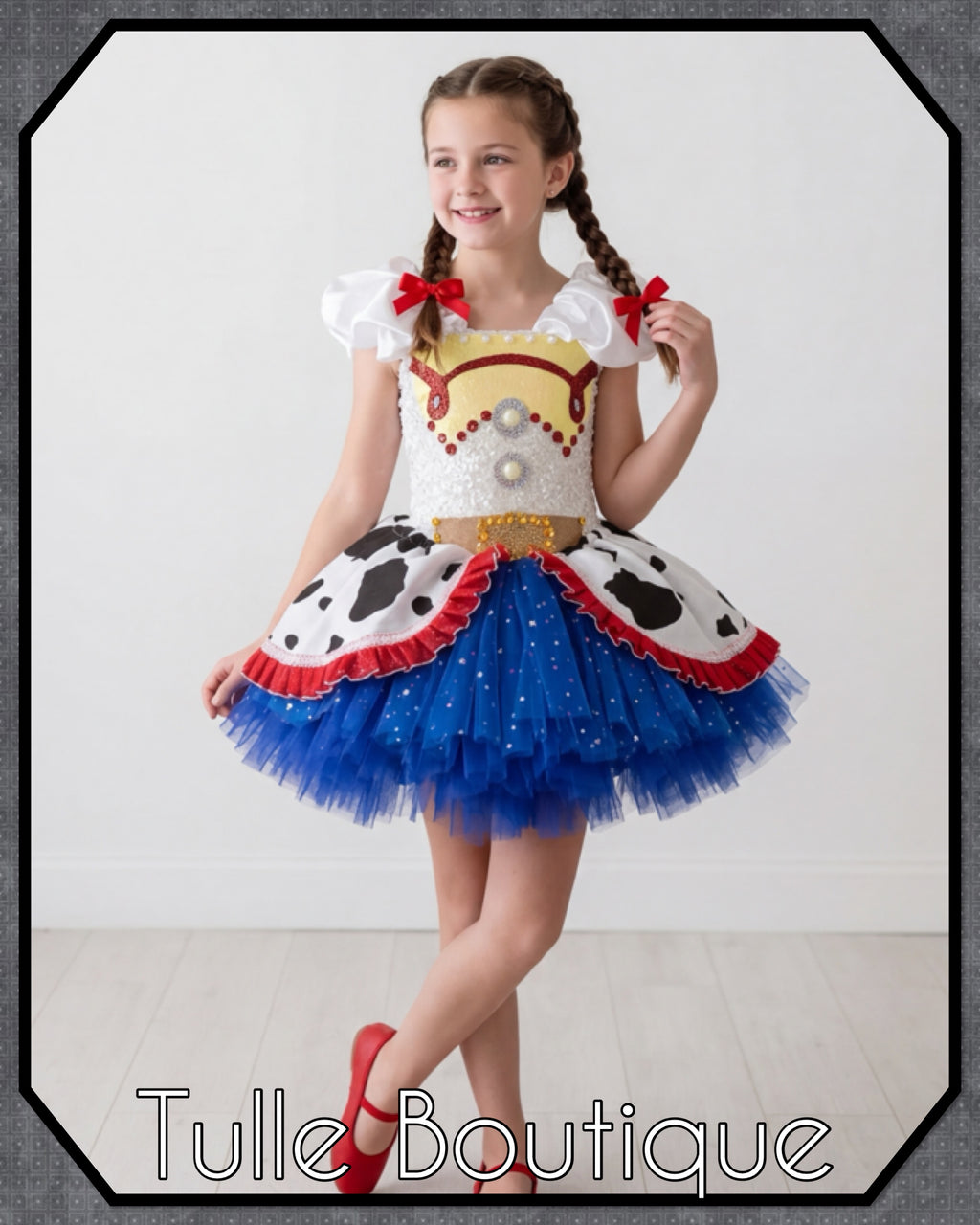 Girls toddlers Jessie cowgirl tutu dress, Toy Story ballgown, fancy dress costume