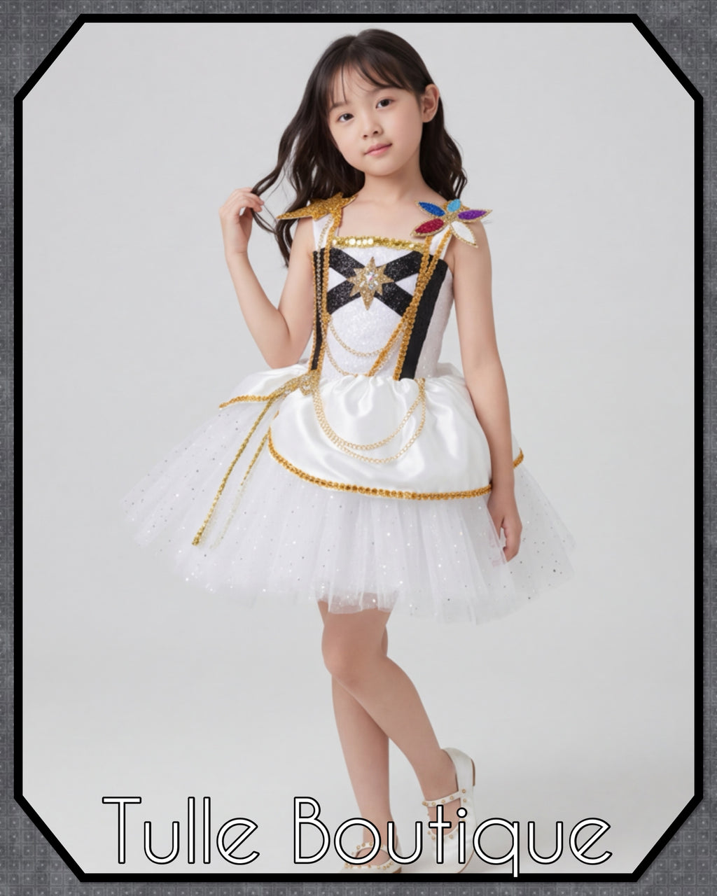 Girls toddlers Kpop Demon hunters Rumi Golden tutu dress, ballgown, fancy dress costume
