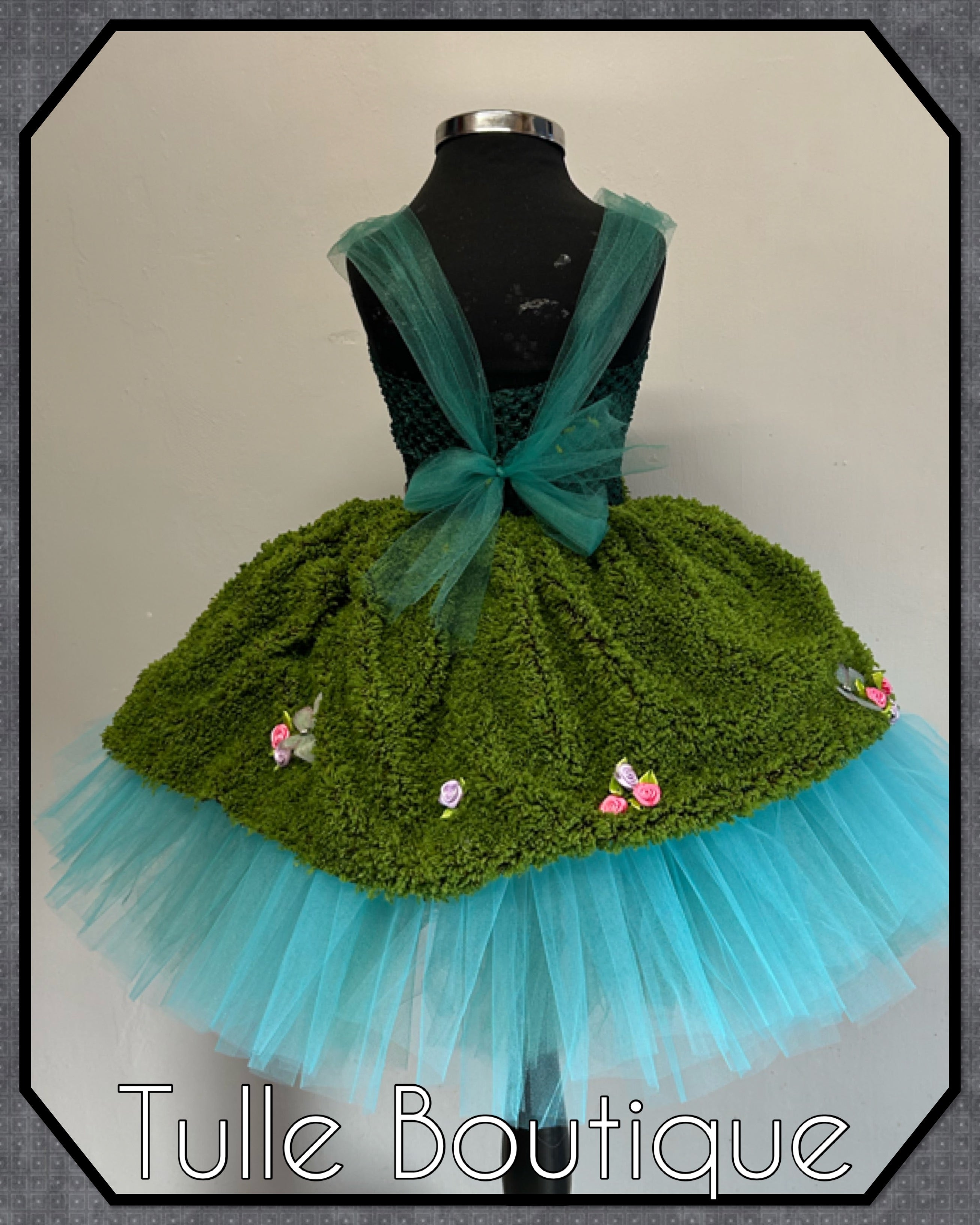 Girls toddlers Moana Te Fiti tutu dress, fancy dress costume