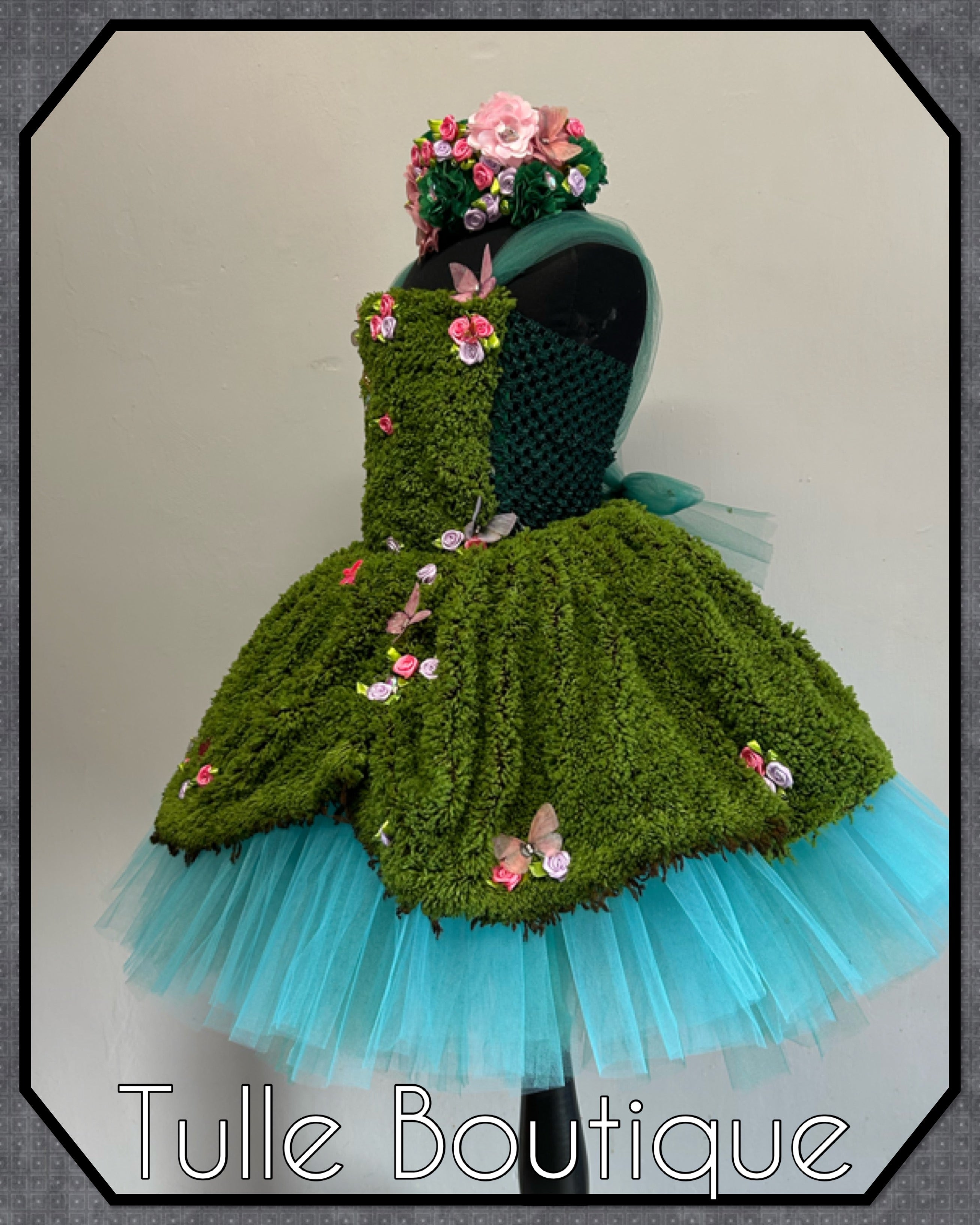 Girls toddlers Moana Te Fiti tutu dress, fancy dress costume