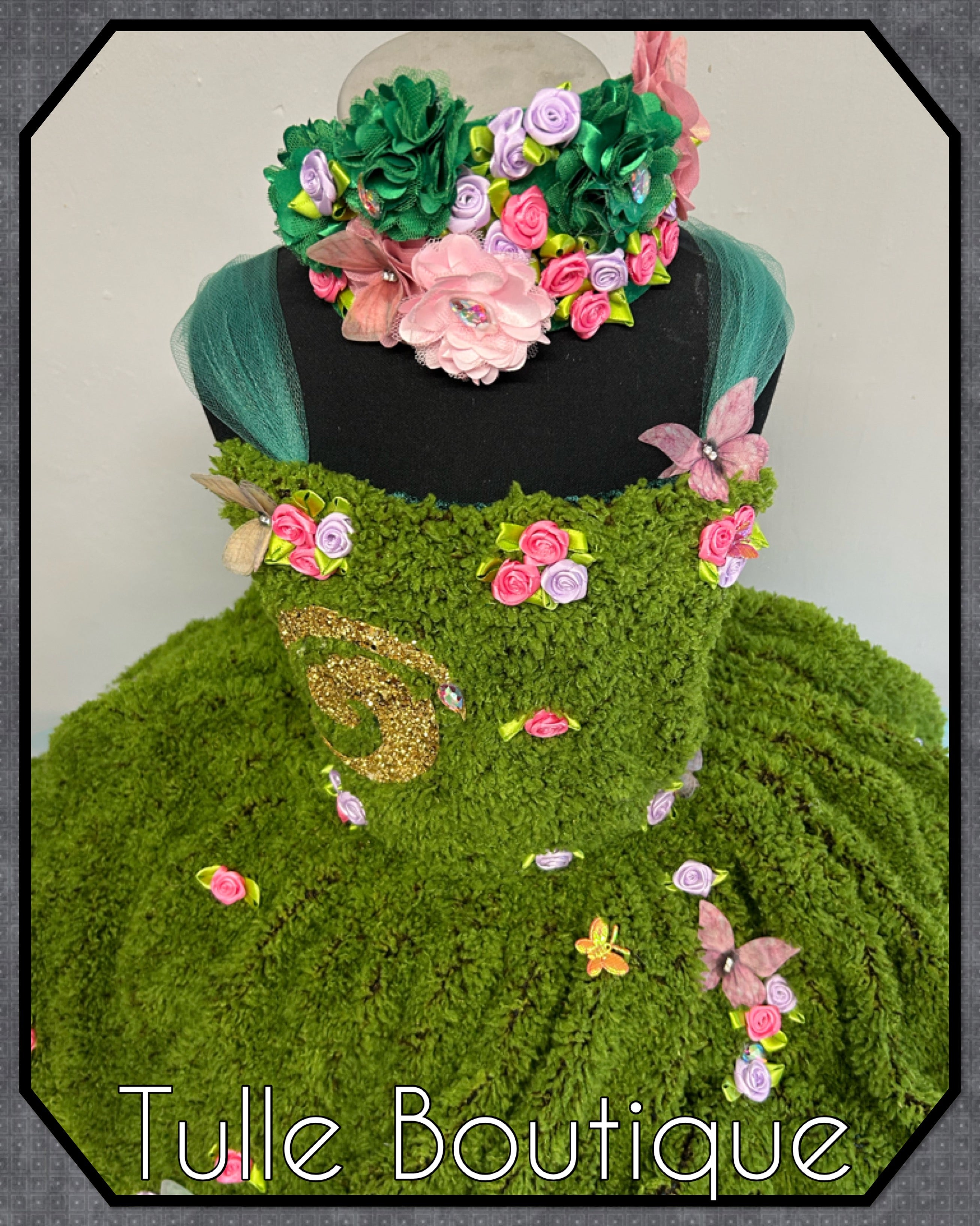 Girls toddlers Moana Te Fiti tutu dress, fancy dress costume