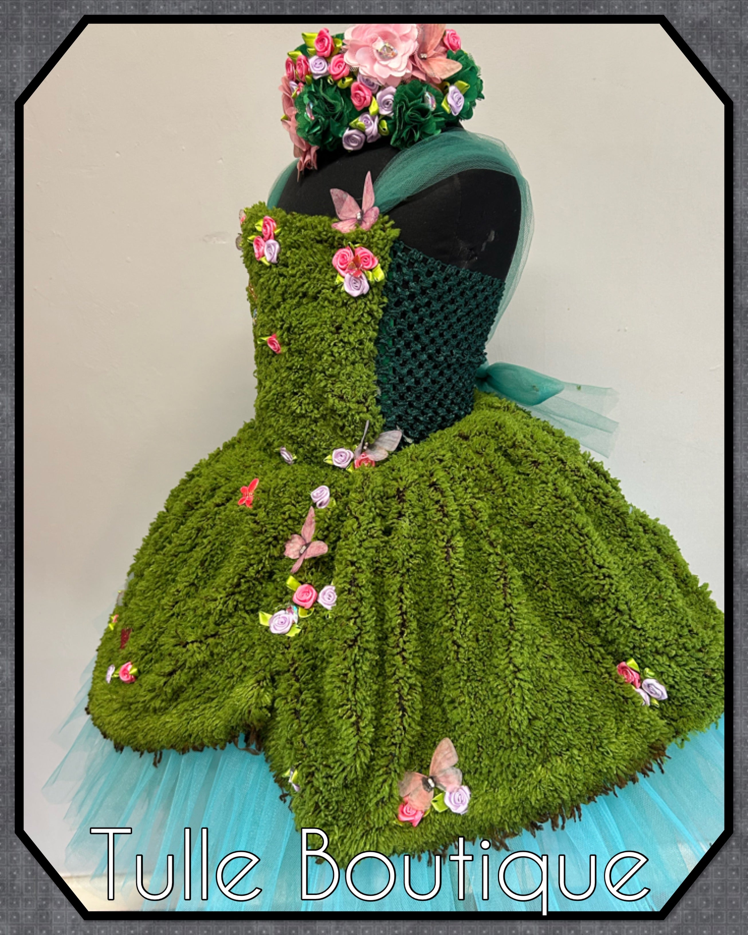 Girls toddlers Moana Te Fiti tutu dress, fancy dress costume