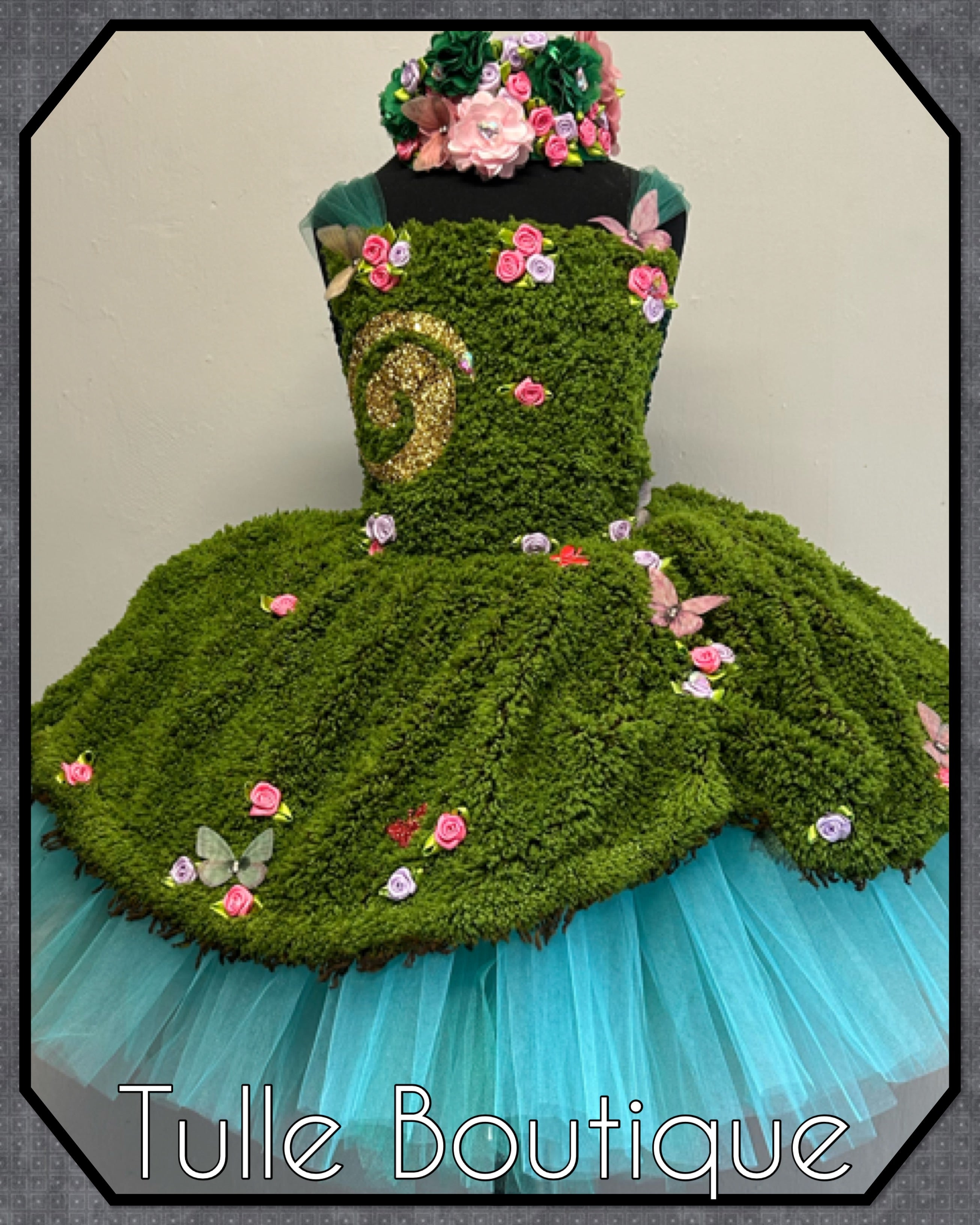 Girls toddlers Moana Te Fiti tutu dress, fancy dress costume