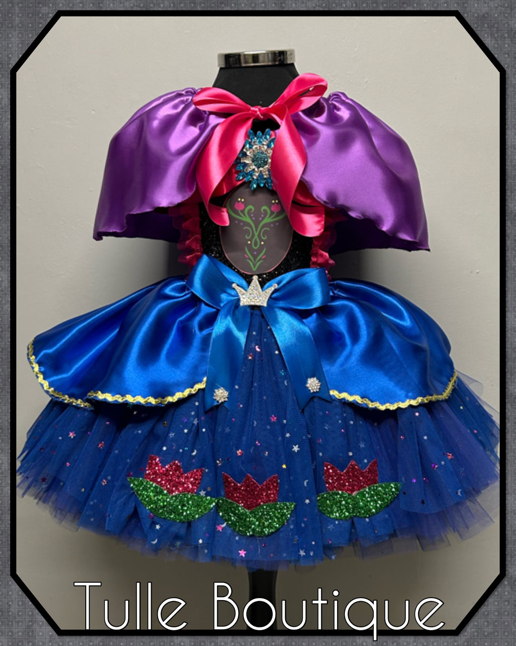 Girls toddlers Frozen Anna tutu dress, ballgown, fancy dress costume