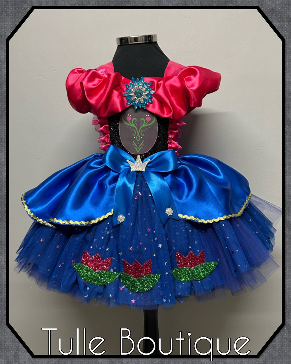 Girls toddlers Frozen Anna tutu dress, ballgown, fancy dress costume