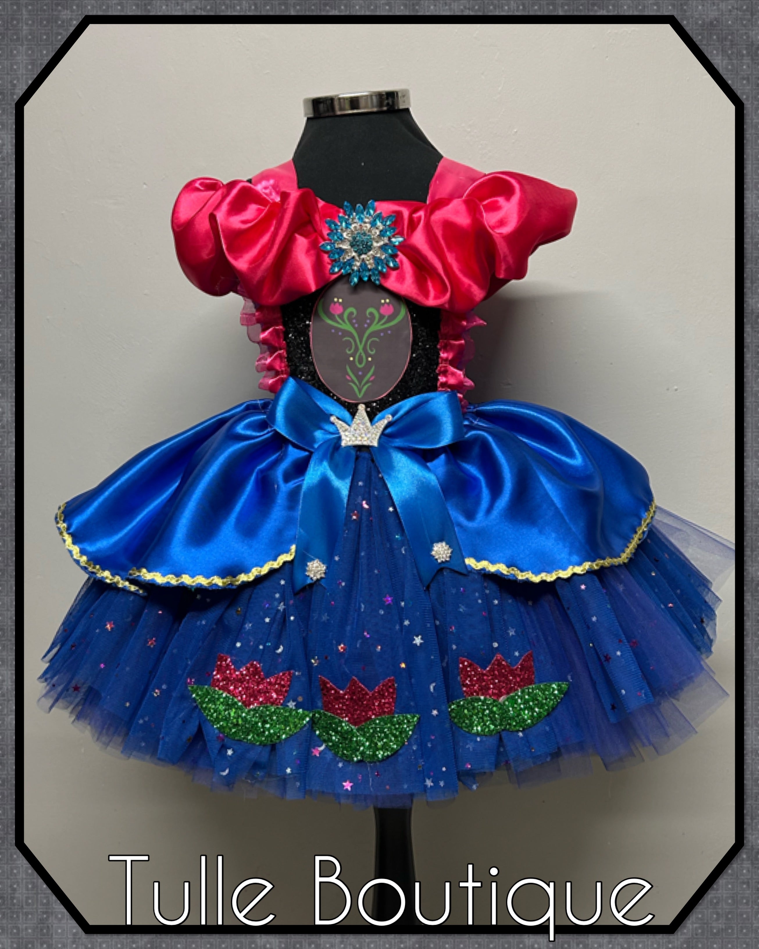Girls toddlers Frozen Anna tutu dress, ballgown, fancy dress costume