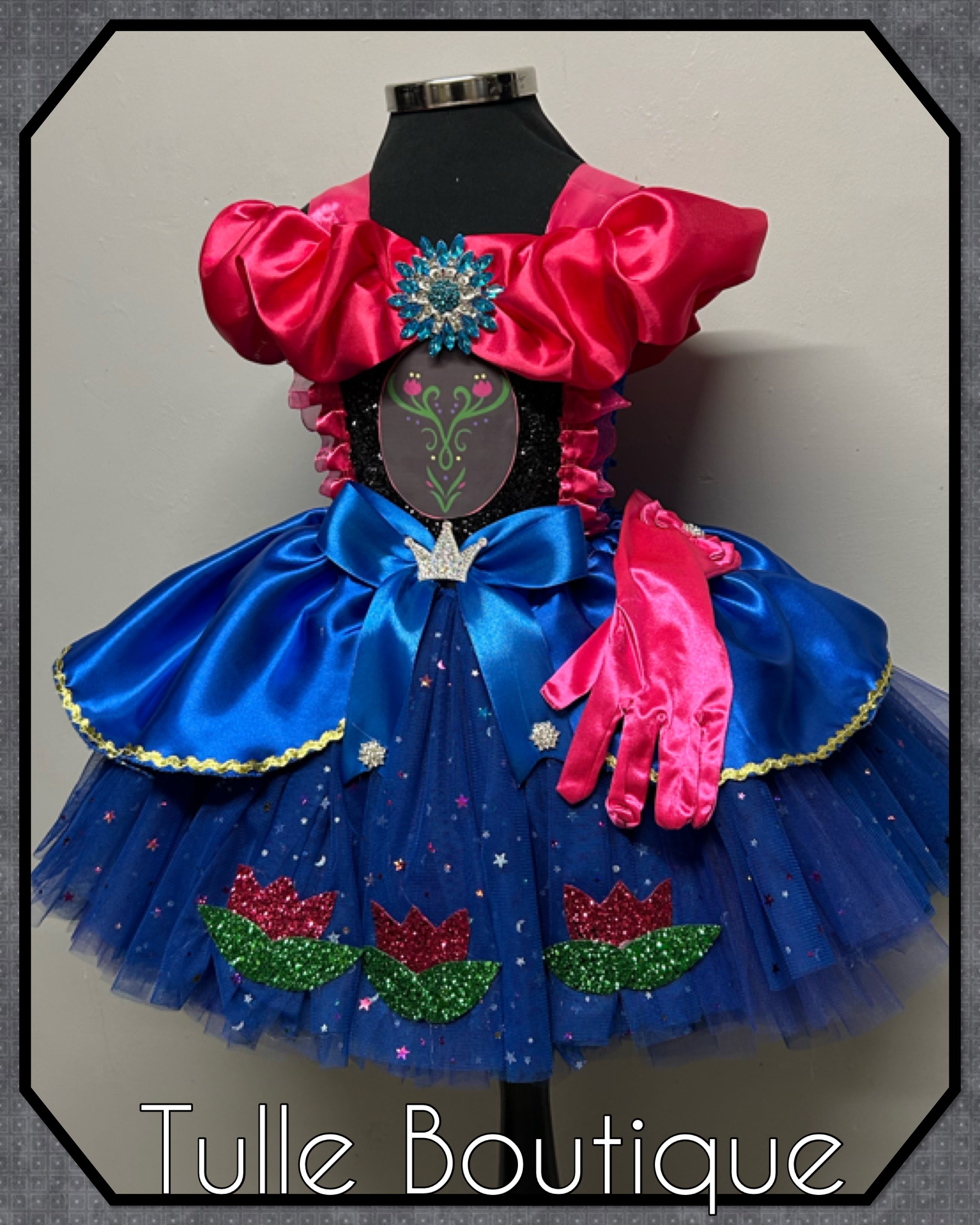 Girls toddlers Frozen Anna tutu dress, ballgown, fancy dress costume