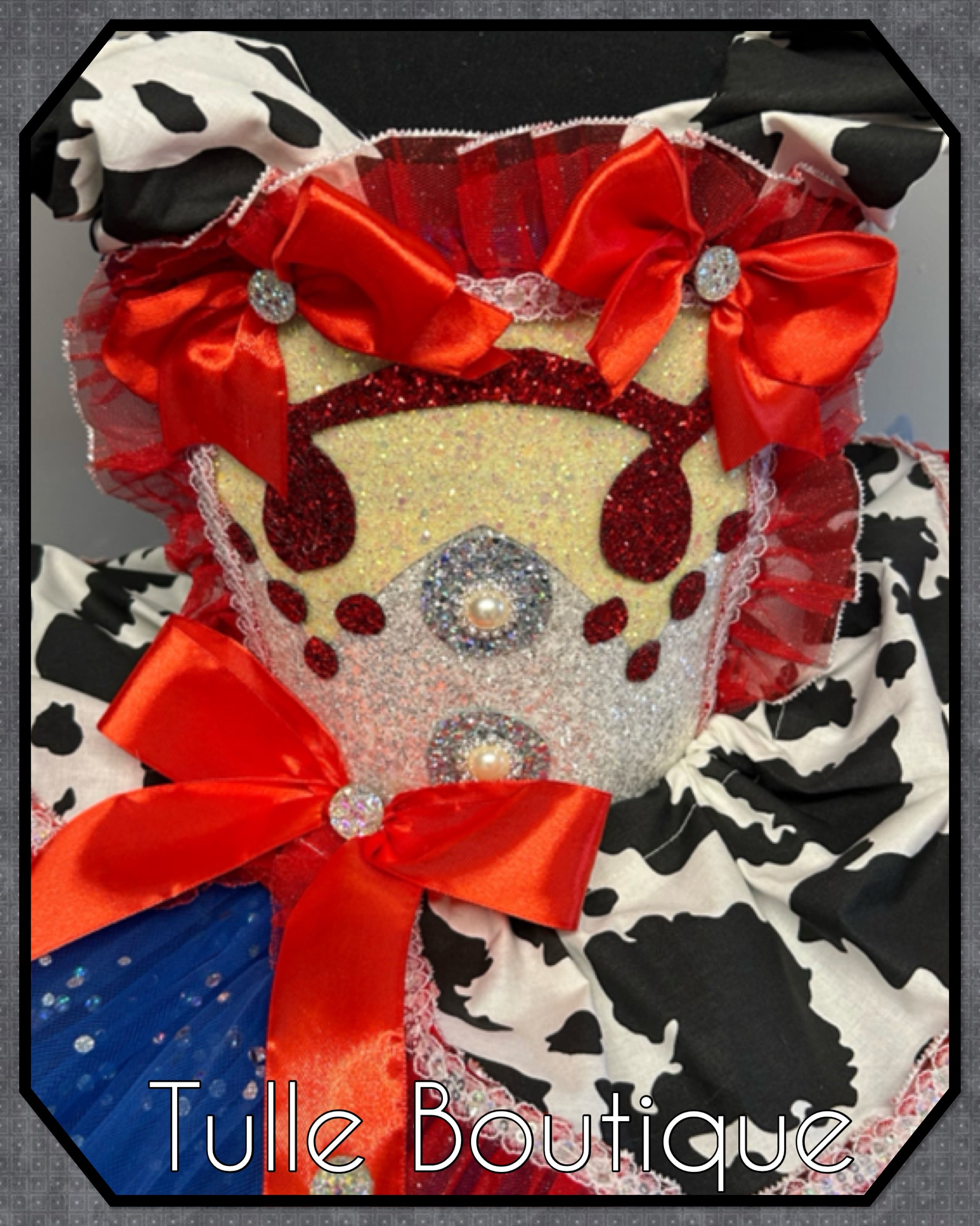 Girls toddlers Jessie cowgirl tutu dress, ballgown, fancy dress costume